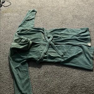 Green men’s Hooded Robe